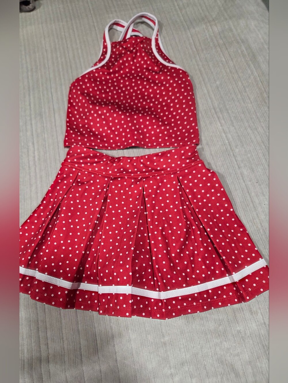 two-piece skirt and top set